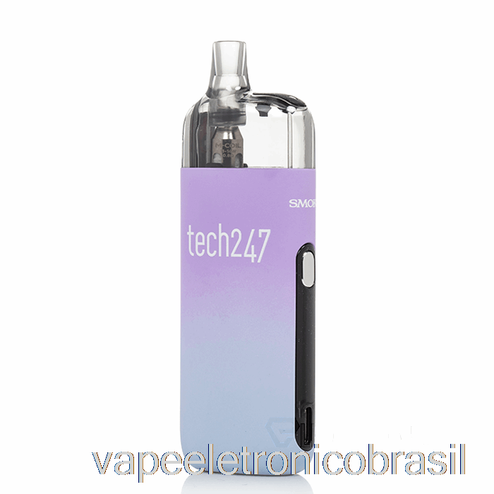 Vape Recarregável Smok Tech247 30w Pod Kit Roxo Azul